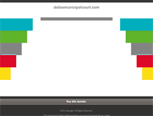 Tablet Screenshot of dallasmunicipalcourt.com
